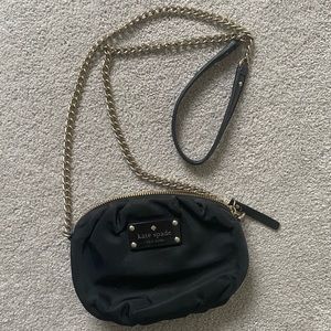 Kate Spade nylon black crossbody purse
